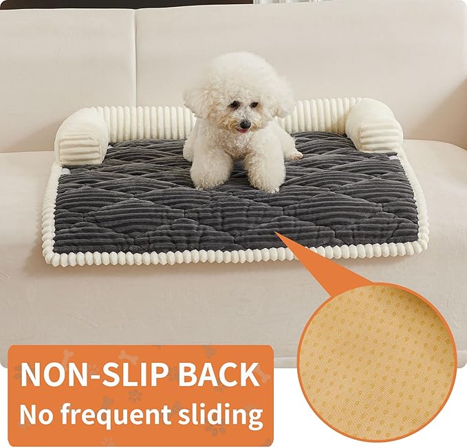 HAOMAIJIA Dog Couch Bed for Medium Dogs, Non Slip Pet Couch Covers for Sofa - Image 3