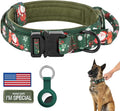 DAGANXI Christmas Tactical Dog Collar, Adjustable Military Training Nylon Dog by DAGANXI