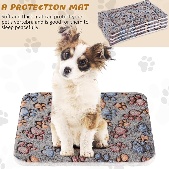 Tuanse 4 Pack Ultra Soft Dog Cat Bed Mat Small Animal Guinea Pig Bed - Image 5
