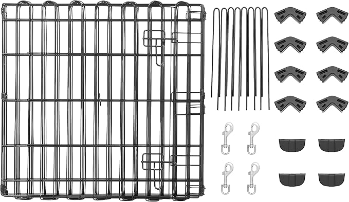 Amazon Basics Foldable Octagonal Metal Exercise Pen - Image 6