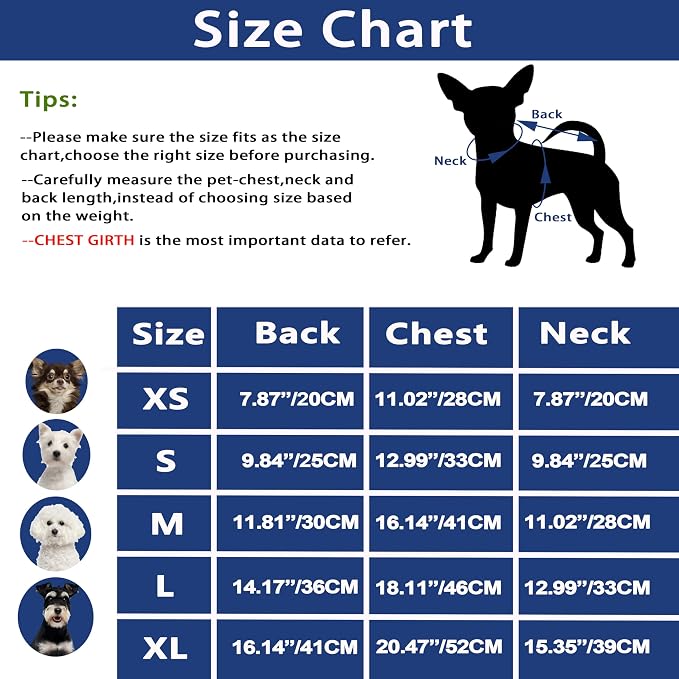 Dog Sweaters for Small Dogs Fall Winter Puppy Sweater Warm Dog Clothes for - Image 6