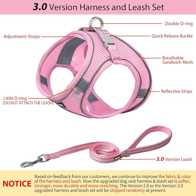 AIITLE Comfortable Dog Harness and Leash Set - Image 6
