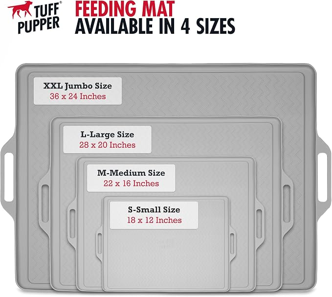Tuff Pupper 18x12 Small Dog Feeding Mat - Image 6