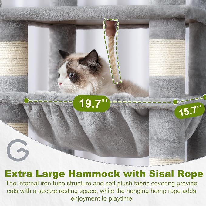 Cat Tree, Cat Tower for Large Cats - Image 2