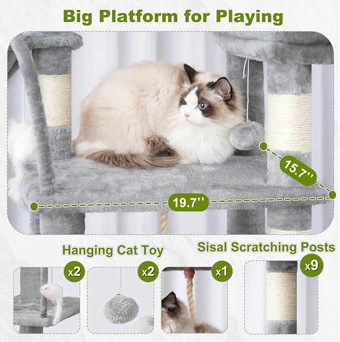 Cat Tree, Cat Tower for Large Cats - Image 4