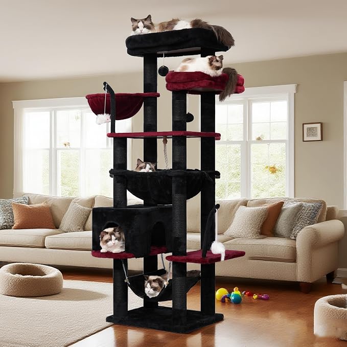 Gothic Cat Tree, Cat Tower for Large Cats - Image 8