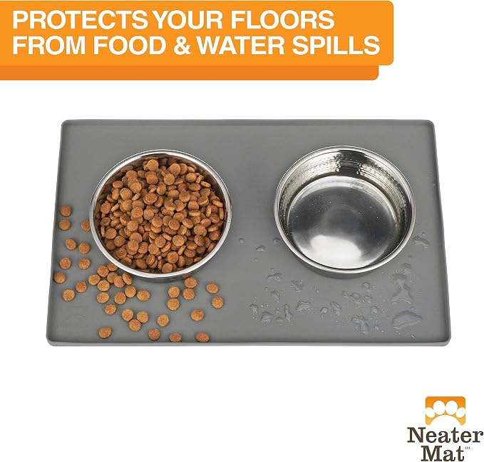Neater Pet Brands Neater Mat Cat & Dog Food Mat, Waterproof & BPA-Free Silicone - Image 2