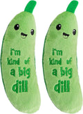 Catstages Crunchy Pickle Kicker Cat Toy – Plush Crinkle Toy by Catstages
