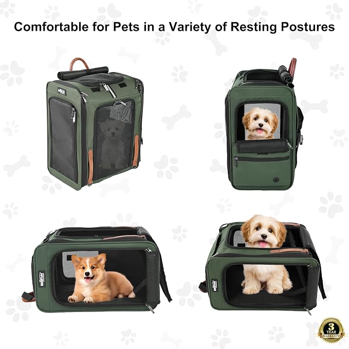 EliteField Deluxe Backpack Pet Carrier, Travel Soft-Sided Carrier Bag - Image 2