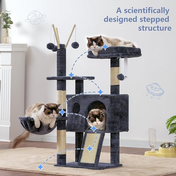 Hey-brother Cat Tree Tower, Scratching Posts - Image 4