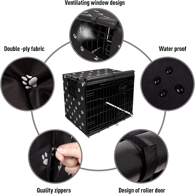 Pet Prime Dog Crate Cover 30 Inch - Image 2