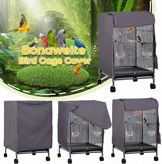 QBLEEV Birdcage Cover, Breathable Night Cover - Image 4