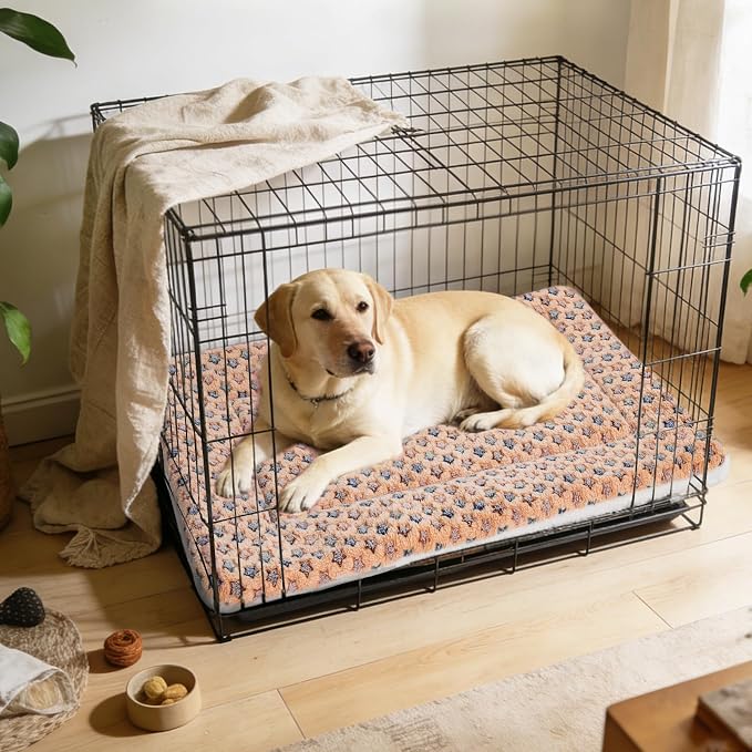 Mora Pets Dog Bed Crate Pad Ultra Soft Pet Bed - Image 3