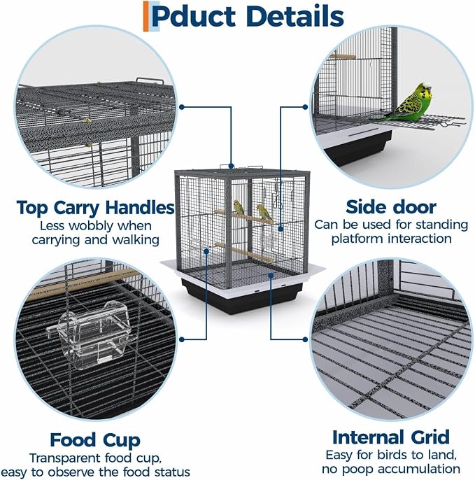 GarveeHome Small Bird Cage - Image 4