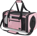 Soft-Sided Pet Carrier for Cats Small Dogs of 15 Lbs Medium Pink by NextFri