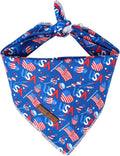lionet paws Patriotic 4th of July Dog Bandana American Flag by lionetpaws