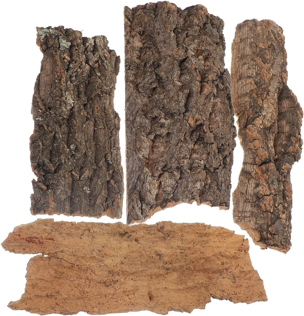 IMIKEYA 4Pcs Natural Cork Bark Reptile Hides - GlobalHabitat Supply