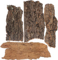 IMIKEYA 4Pcs Natural Cork Bark Reptile Hides - GlobalHabitat Supply