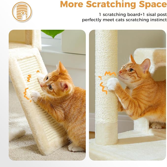 PAWZ Road Cat Tree, 35 Inches Cat Tower - Image 5