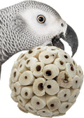 Bonka Bird Toys 1214 Pk3 All-Natural Sola Atta Balls, Soft and Lightweight Chew by BonkaBirdToys