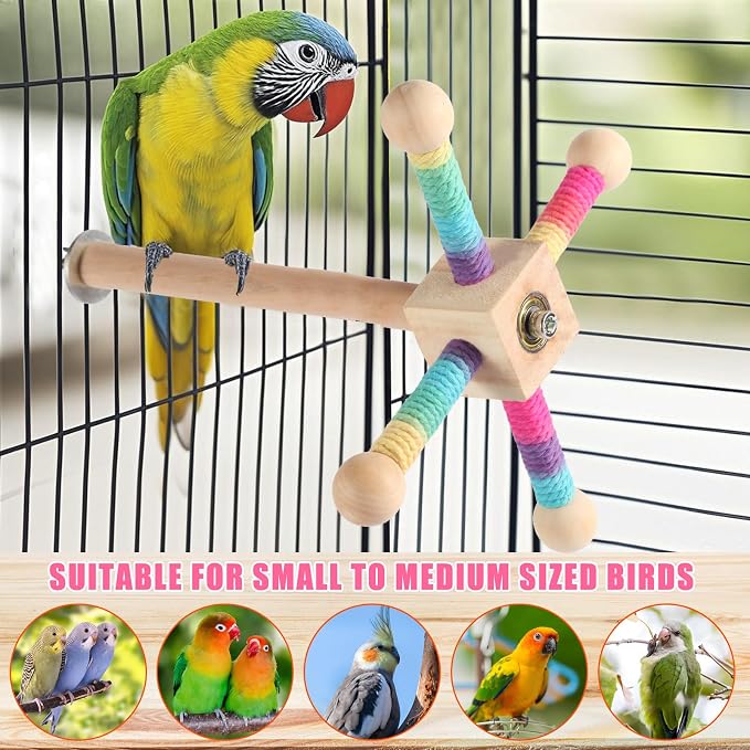 Kyouki Bird Perch Toy Parakeets Toy - Image 5