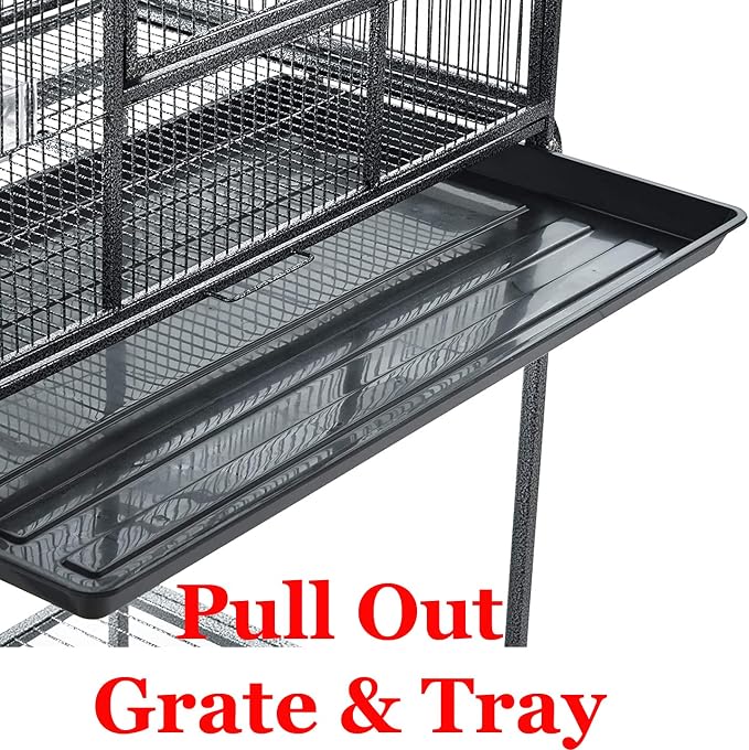 54" Large Wrought Iron Breeding Flight Canary Parakeet Cockatiel Lovebird Finch - Image 6