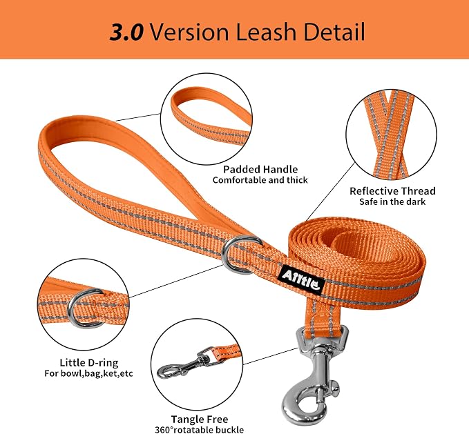 AIITLE No Pull Dog Harness and Leash Set, Step in Adjustable Dog Harness - Image 2