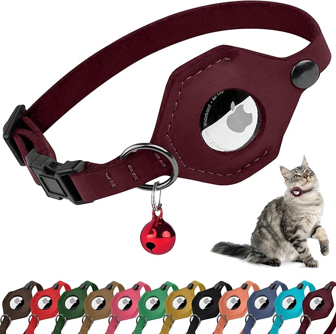 Breakaway Airtag Cat Collar by BUDKAS