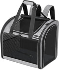 Pecute Cat Backpack with Widened Interior Space, Upgraded Dog Backpack Carrier by pecute