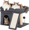 14'' Cat Tree Tower for Indoor Large Adult Cats, 20x16.5'' Big Perch Bed by Aechonow