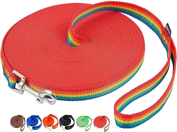 AmaGood Dog Training Leash Long Recall Training Agility Leash-15 ft 20 ft 30 ft by DOGLEASH