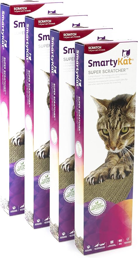 SmartyKat Super Scratcher Wide Corrugated Cat Scratcher - Image 8