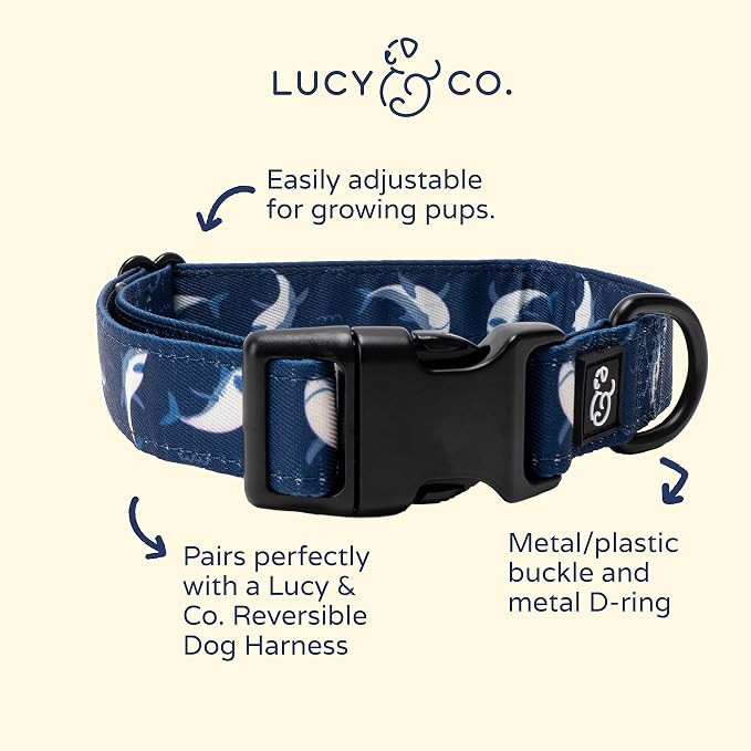 Lucy & Co. Shark Attack Dog Collar - Image 2