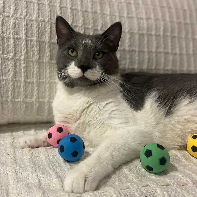 SPOT Sponge Soccer Ball Cat Toys - Image 9