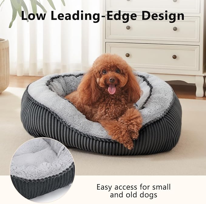SIWA MARY Medium Dog Bed for Medium Large Dogs, Rectangle Dog Bed Medium Size - Image 3