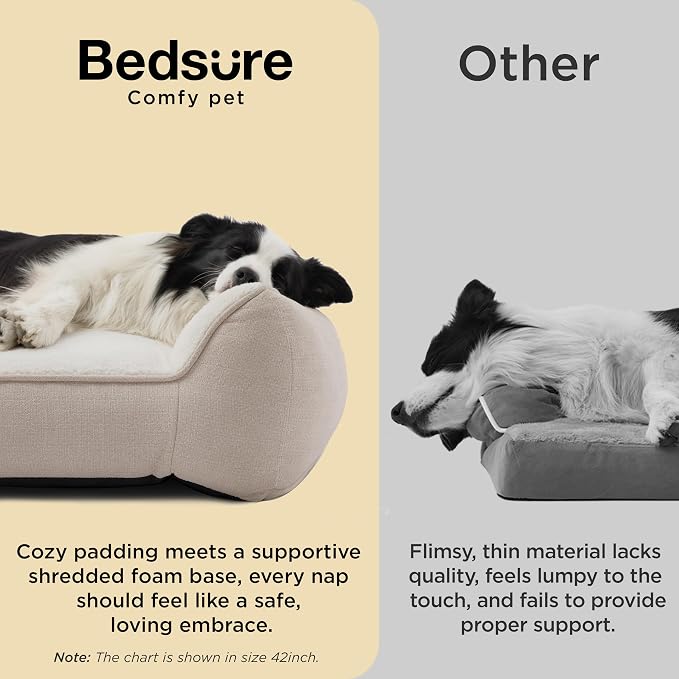 Bedsure SupportMax™ Orthopedic Dog Bed Medium Size Dog - Image 3