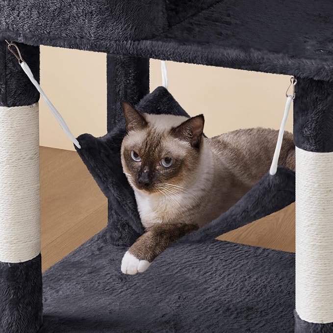 Yaheetech Multil-Level Cat Tree Cat House - Image 8