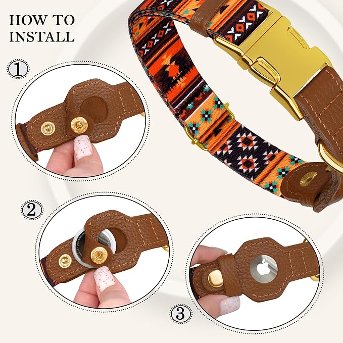 AirTag Dog Collar for Small Medium Large Breed - Image 3