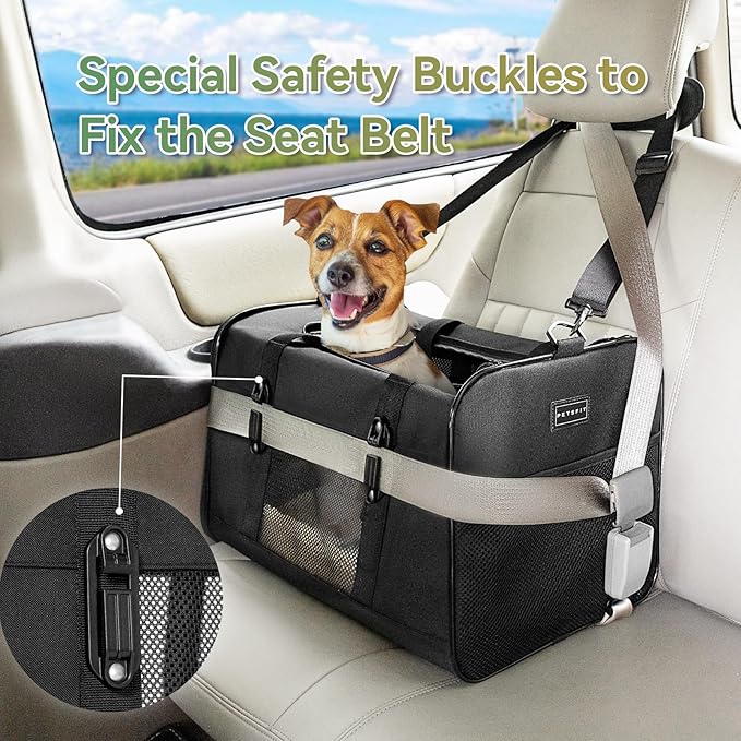 Petsfit 19x12x12 Pet Carrier for Large Cats, Soft-Sided Small Dog Travel Carrier - Image 3