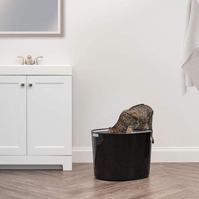 IRIS USA Cat Litter Box, Large Top Entry - Image 7