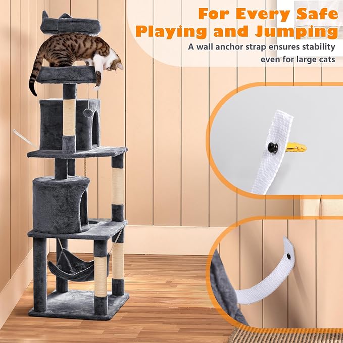 Topeakmart Multi Level Cat Tree, Cat Tower - Image 8