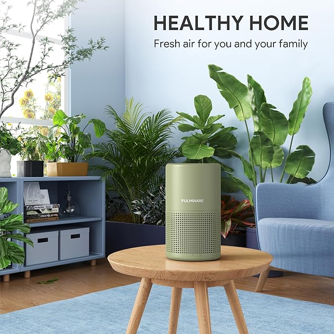 FULMINARE Air Purifiers for Home Bedroom H13 HEPA Air Purifier, 3 Speeds - Image 2