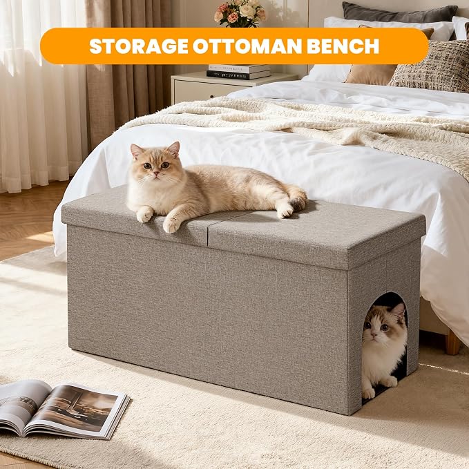 3-in-1 Cat Litter Box Enclosure - Image 4