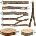 8 PCS Natural Bird Perch Set by Unknown