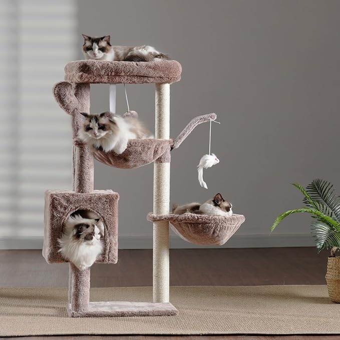 Heybly Cat Tree, 39.4 Inches Tower Condo - Image 9