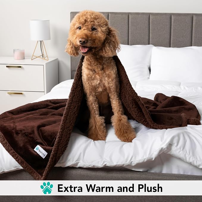 PetAmi Dog Blanket for Bed, XL Pet Blanket Large Dogs, Fleece Furniture Couch - Image 4