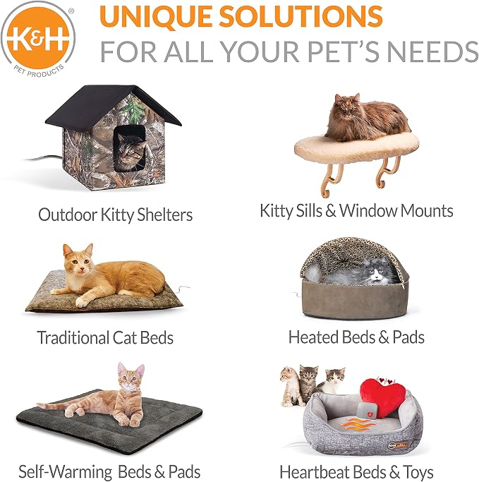 K&H Pet Products EZ Mount Cat Window Perch Penthouse 2-level Tree, Sturdy - Image 9
