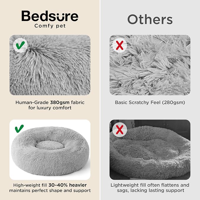Bedsure Calming Dog Bed for Large Dogs - Image 3
