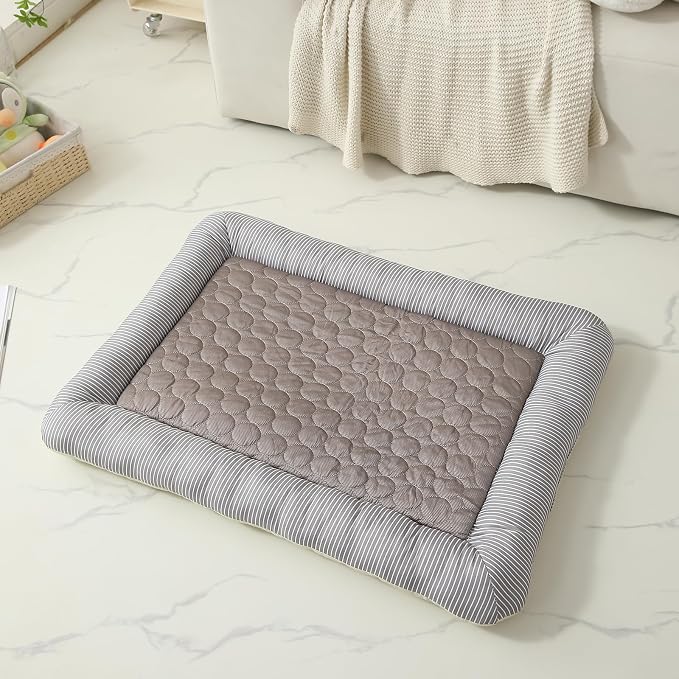 Cooling Dog Bed, Pet Mat with Quilted Design, Cooling Bed - Image 4