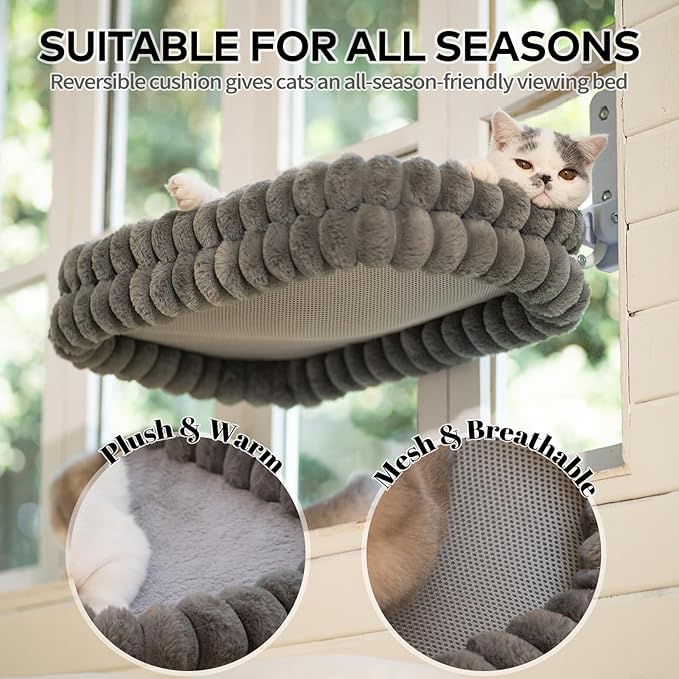 CHEERPALS Cat Window Perch for Indoor Cats Hammock for Window - Image 2